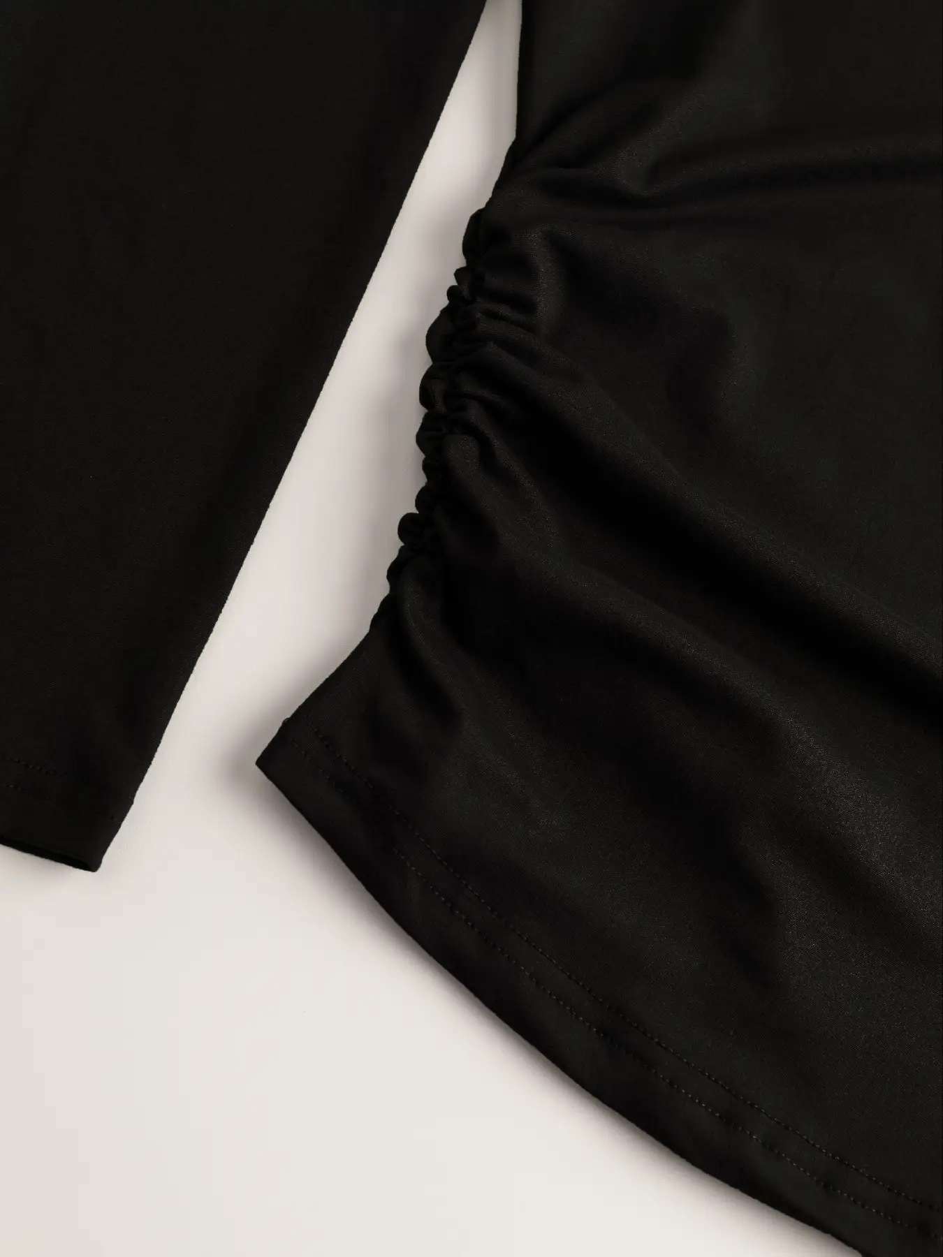 Casual Long-Sleeved T-Shirt Wide-Leg Pants Set image 4