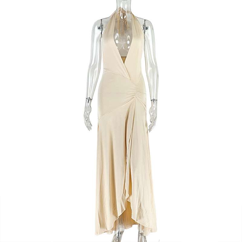 Elegant Deep-V Maxi Dress image 3