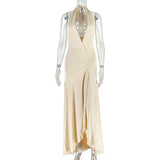 Elegant Deep-V Maxi Dress image 3
