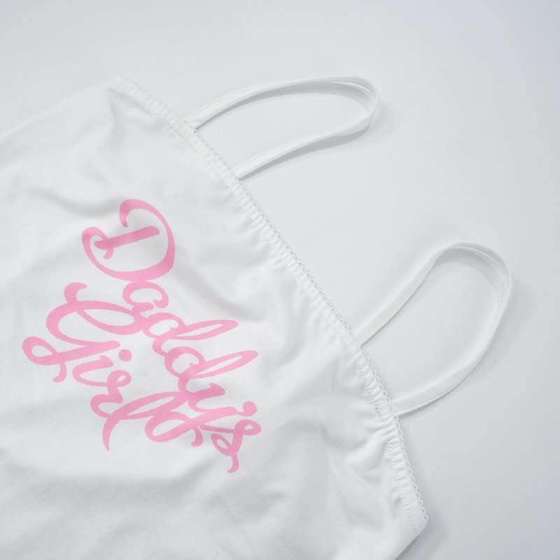 Daddys Girl Crop Top & Panty Loungewear Set image 4