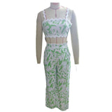 Stylish Tropical Print Two-Piece Set image 5
