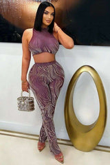 Patterned Two-Piece Set image 0