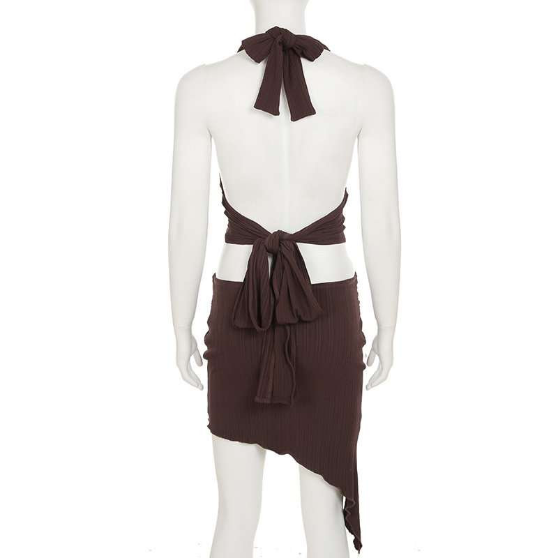 Halter Crop Top & Mini Skirt Set image 5