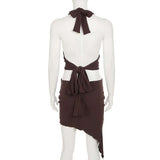 Halter Crop Top & Mini Skirt Set image 5