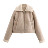 Cozy Faux Shearling-Lined Jacket image 1