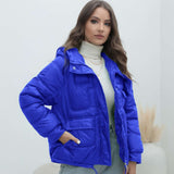 CozyCloud Puffer Jacket - M, Blue image