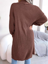 Long Knitted Cardigan Sweater image 5