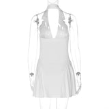 Blazer-Inspired Halter Mini Dress image 5
