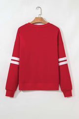Casual Sweatshirt with Stripes image 3
