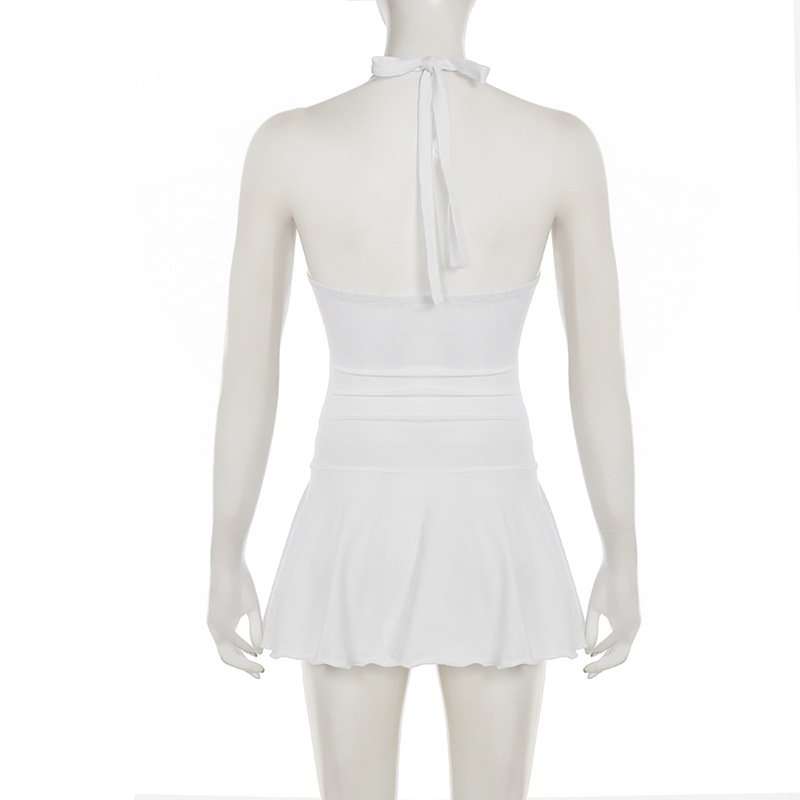 Glamourous White Cutout Mini Dress image 4