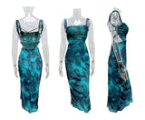 Ocean Mirage Bodycon Midi Dress image 4