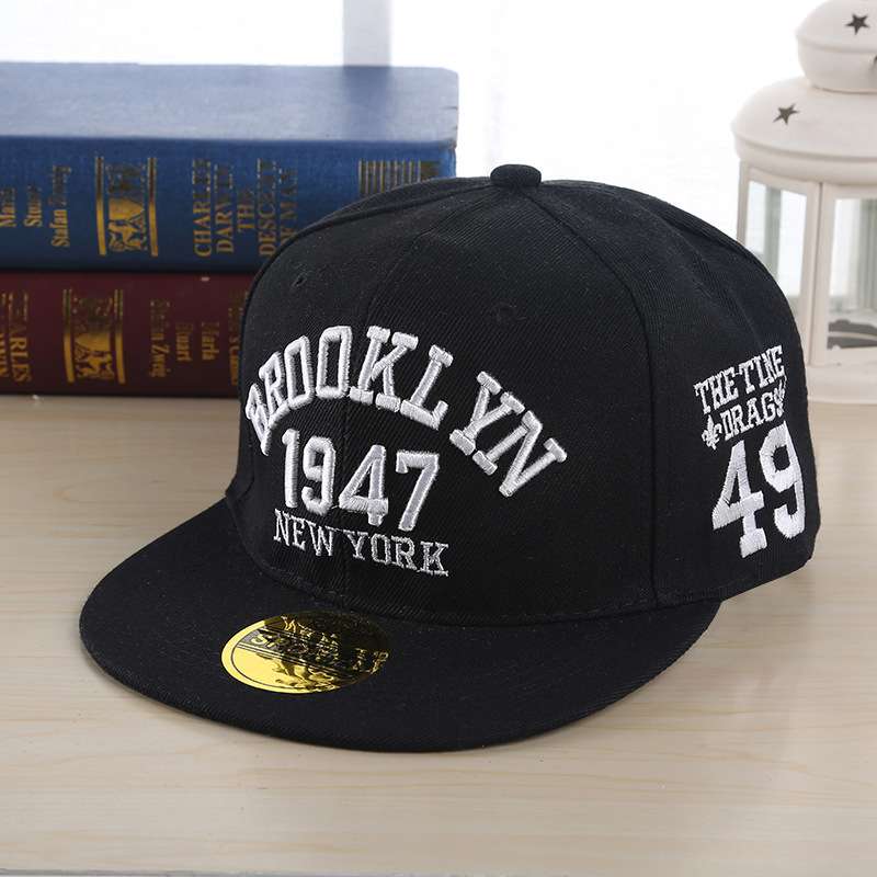 Baseball Cap with Embroidered Text