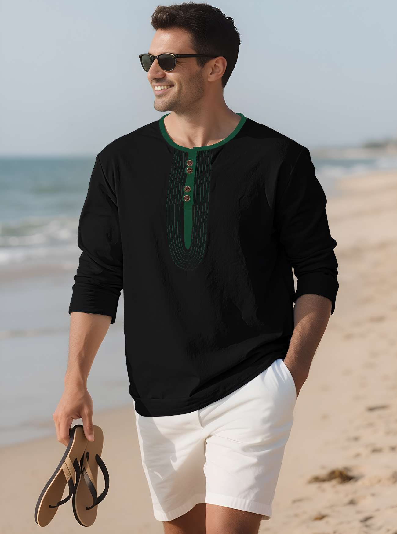 Elegant Casual Long-Sleeve Top image 1