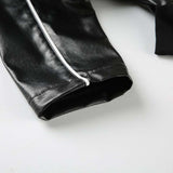 PU Leather Cropped Jacket image 8