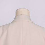 Slanted Placket Single Button Coat image 8