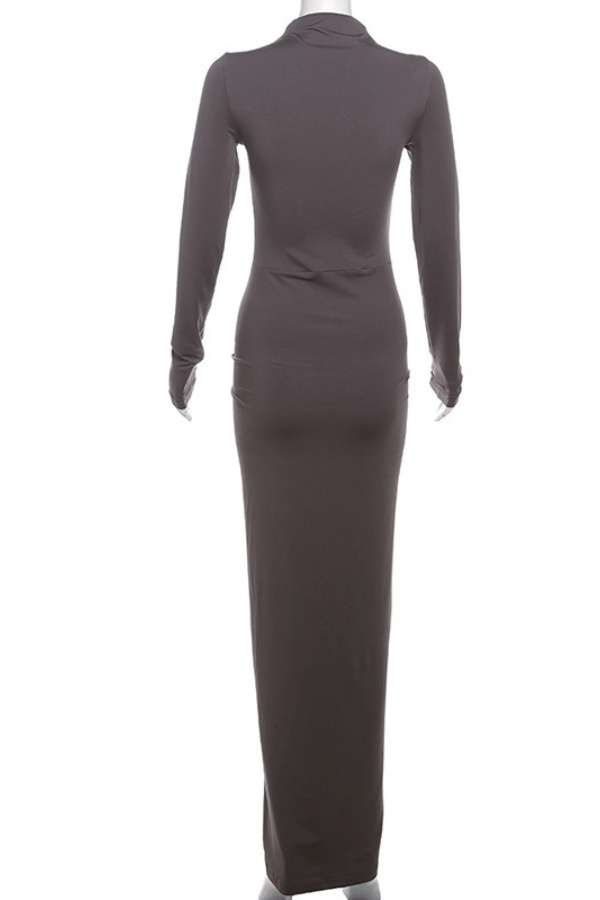 Noir Majesty Maxi Dress image 6