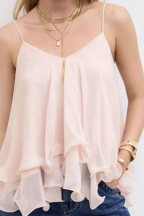 Ruffled Camisole Top image 4