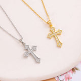 Cross Pendant Necklaces with Embellishments image 0