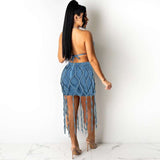 Bra Top & Fringe Skirt Two-Piece Set image 4