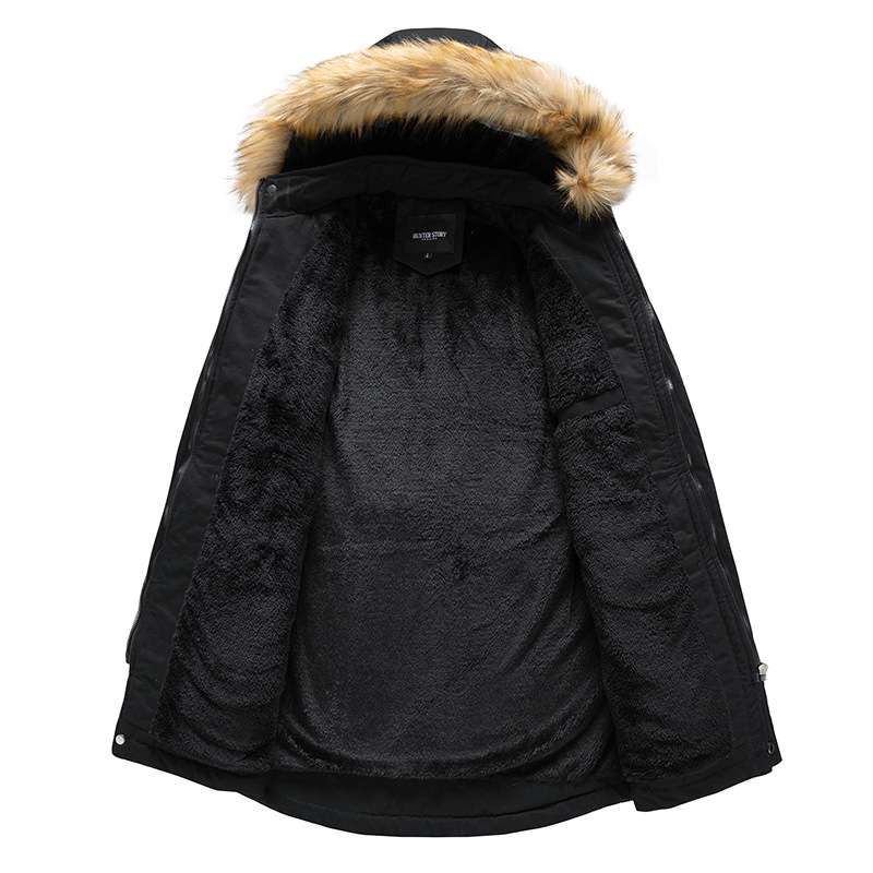 Faux Fur Hood Parka Casual Jackets image 5