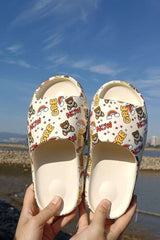 Print Platform Slide Sandals image 0