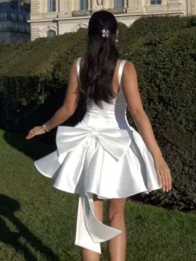 Timeless White Dress image 2