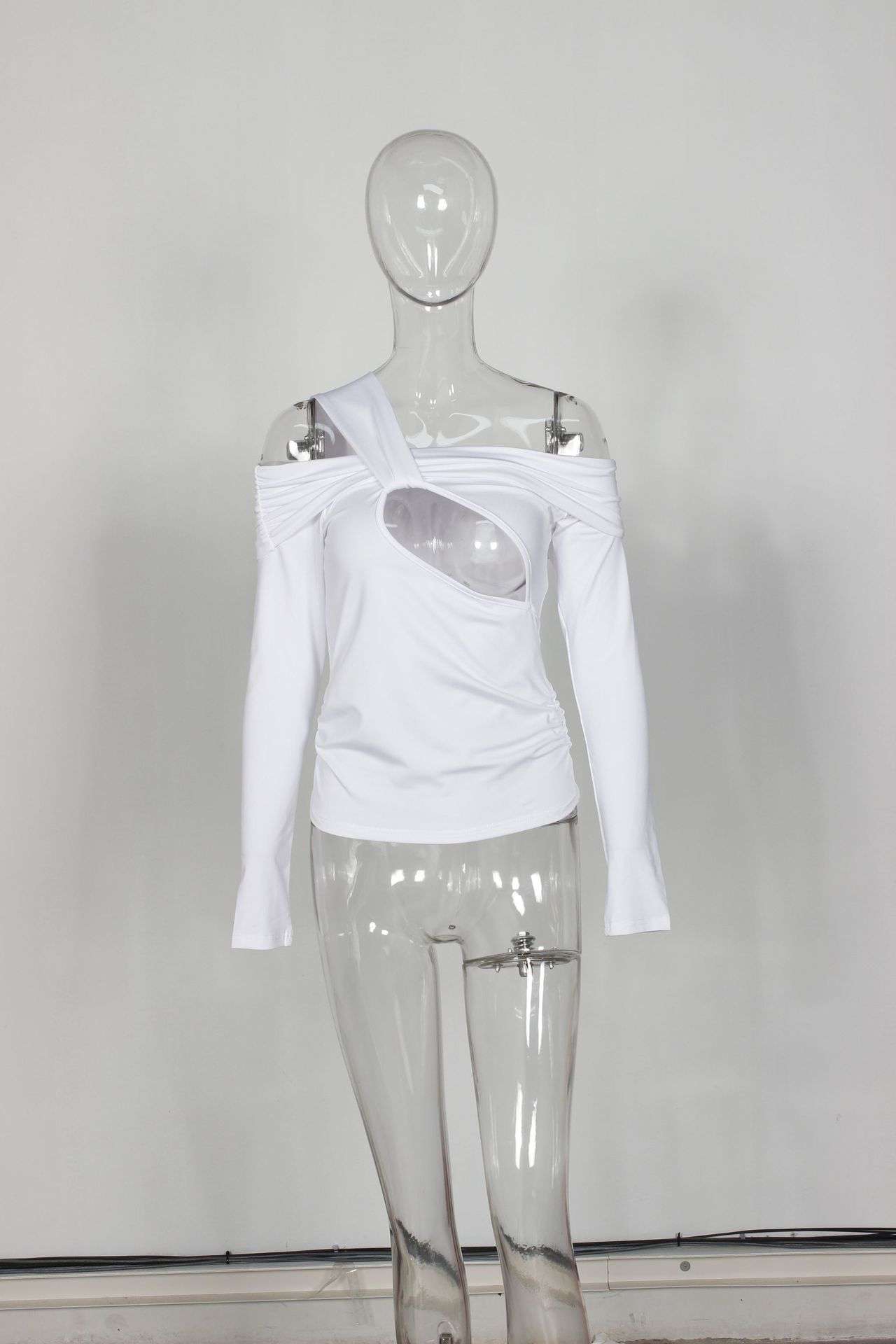 Cold-shoulder Cut-out Detail Top image 5