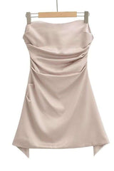 Strapless Ruched Mini Dress image 1