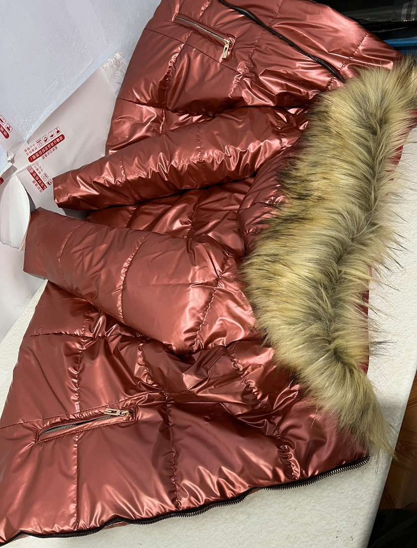 Winter Hooded Down Jacket Warm Overcoat image 7