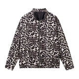 Stylish Leopard Print Bomber Jacket image 7