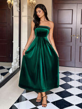 Elegant Maxi Dress - M, Green image