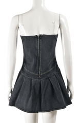 Denim Diva Flared Mini Dress image 4