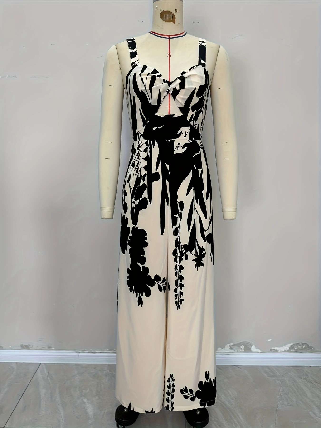 Floral Print Wide-Leg Jumpsuit image 3