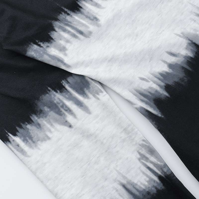 Monochrome Mural Maxi Dress image 4