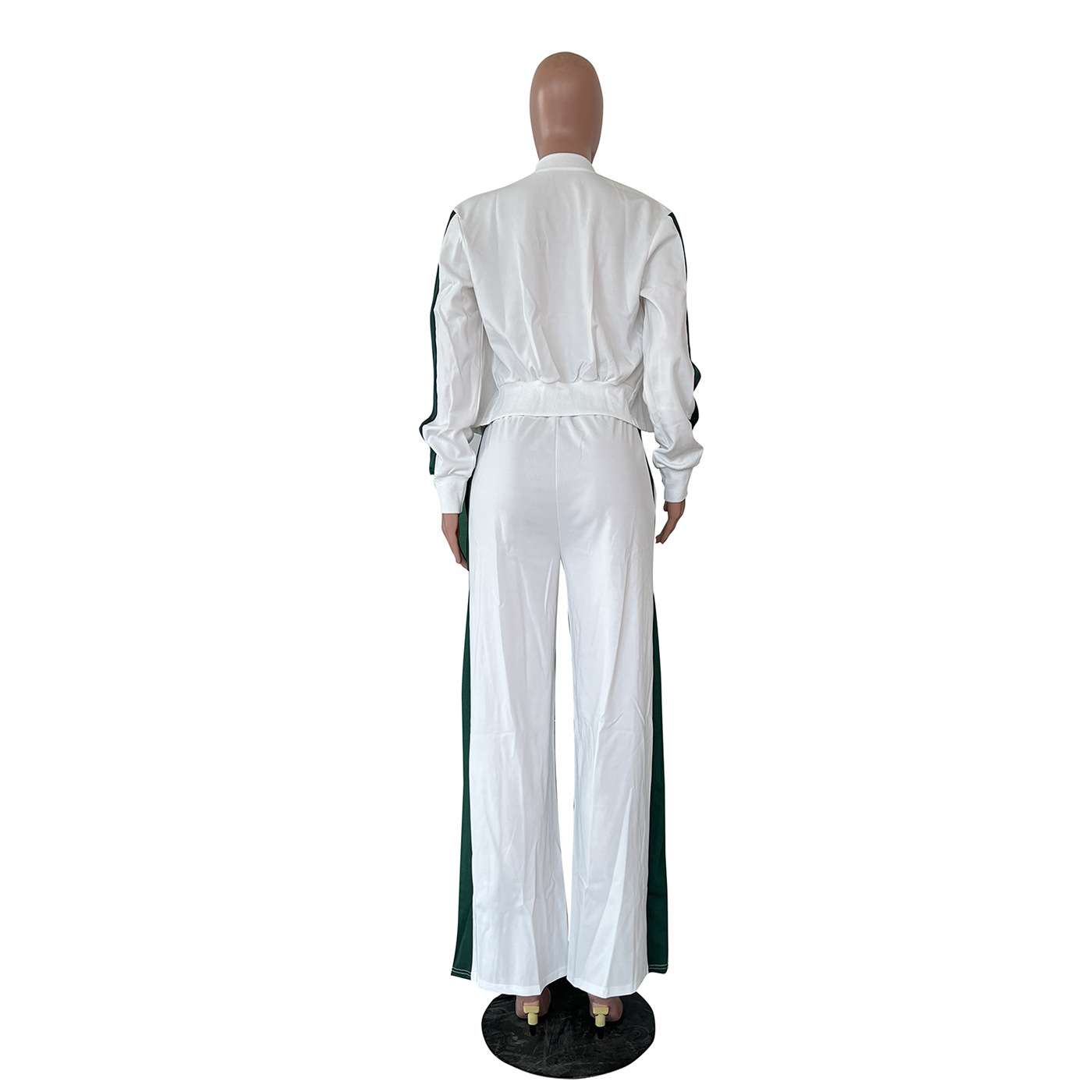 Tracksuit with White Stripe Accents image 4