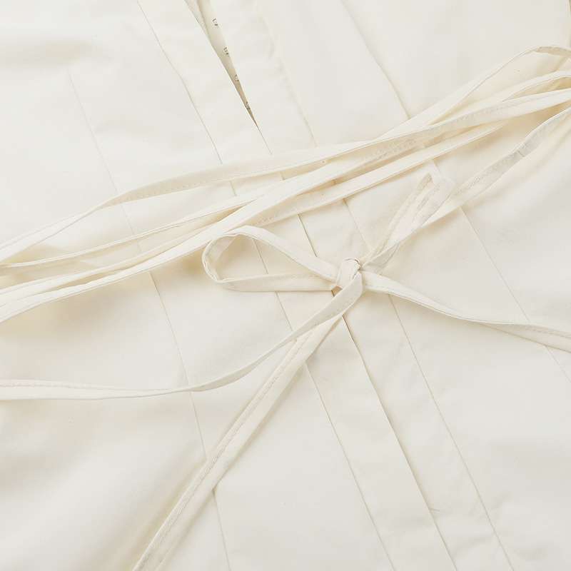 Long-Sleeve Wrap Waist Peplum Blouse image 5