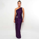 One-Shoulder Evening Gown image 4