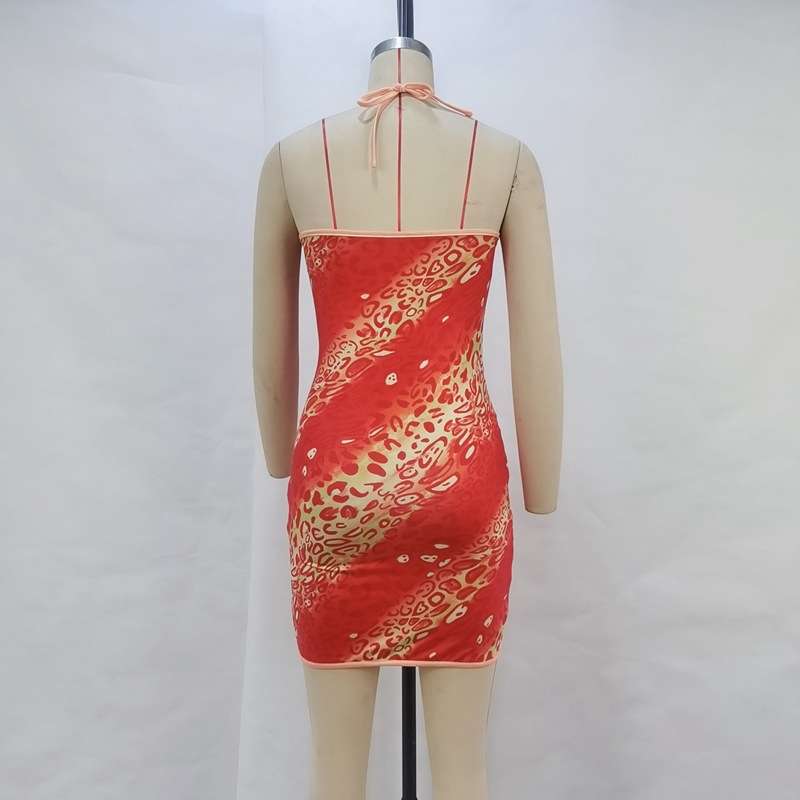 Bold Animal Print Bodycon Dress image 2