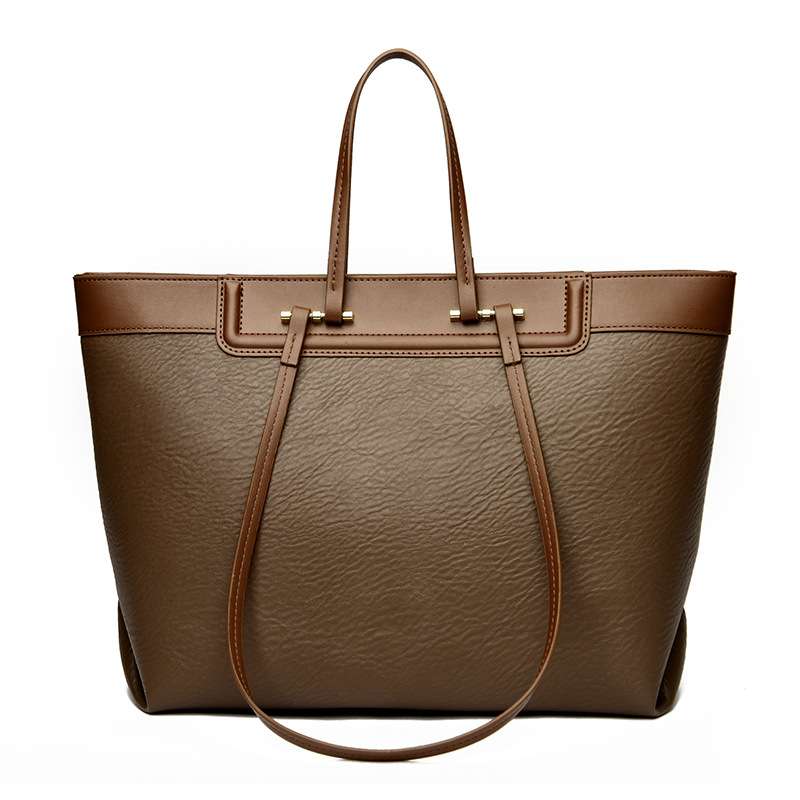 Vintage Tote Bags Multi-Pocket Handbag - Free Size, Cinnamon Brown image