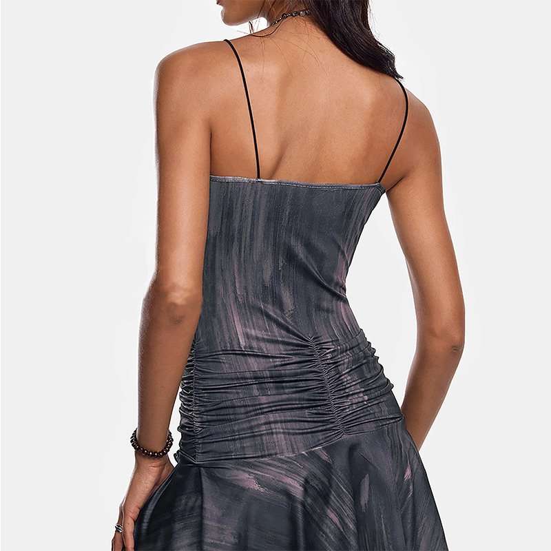 Sultry Cutout Ruffle Mini Dress image 2