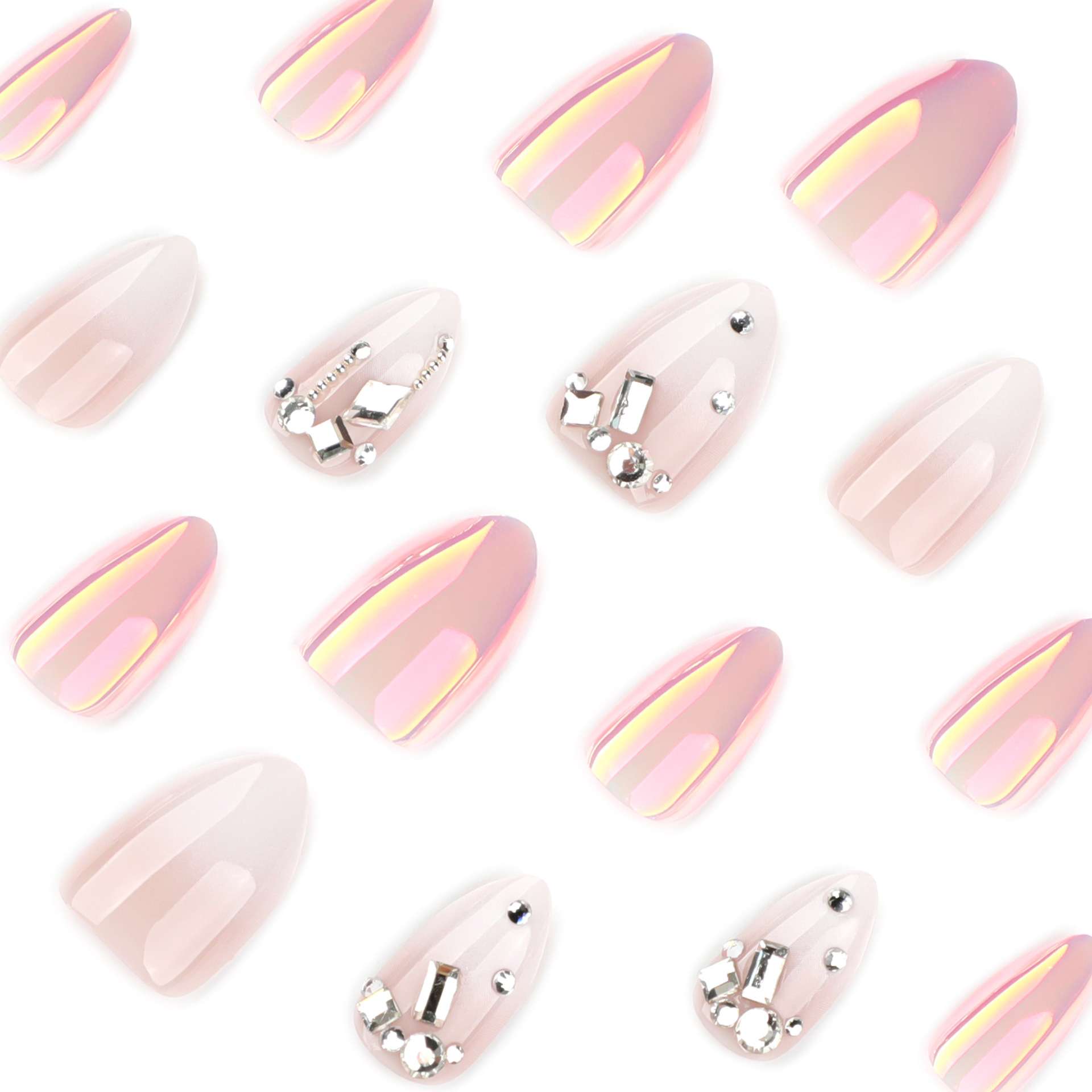 Elegant Chrome Nail Art image 3