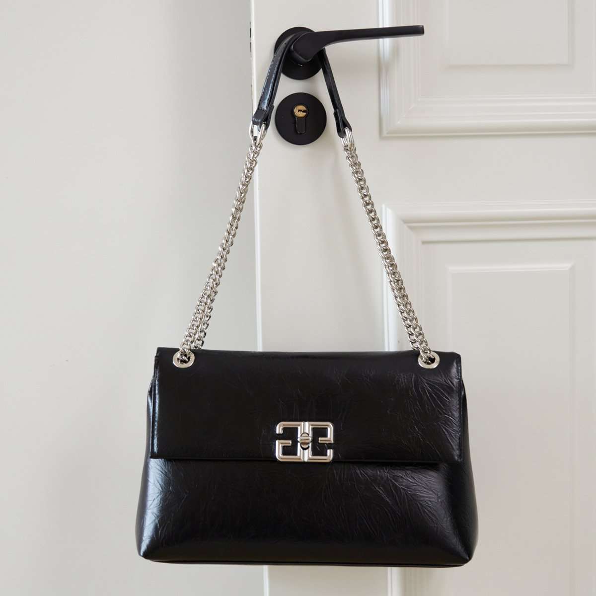 Chain-Strap Handbag