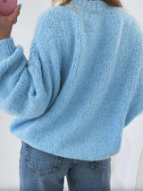 Cozy Knit Sweater with Ribbed Details image 3