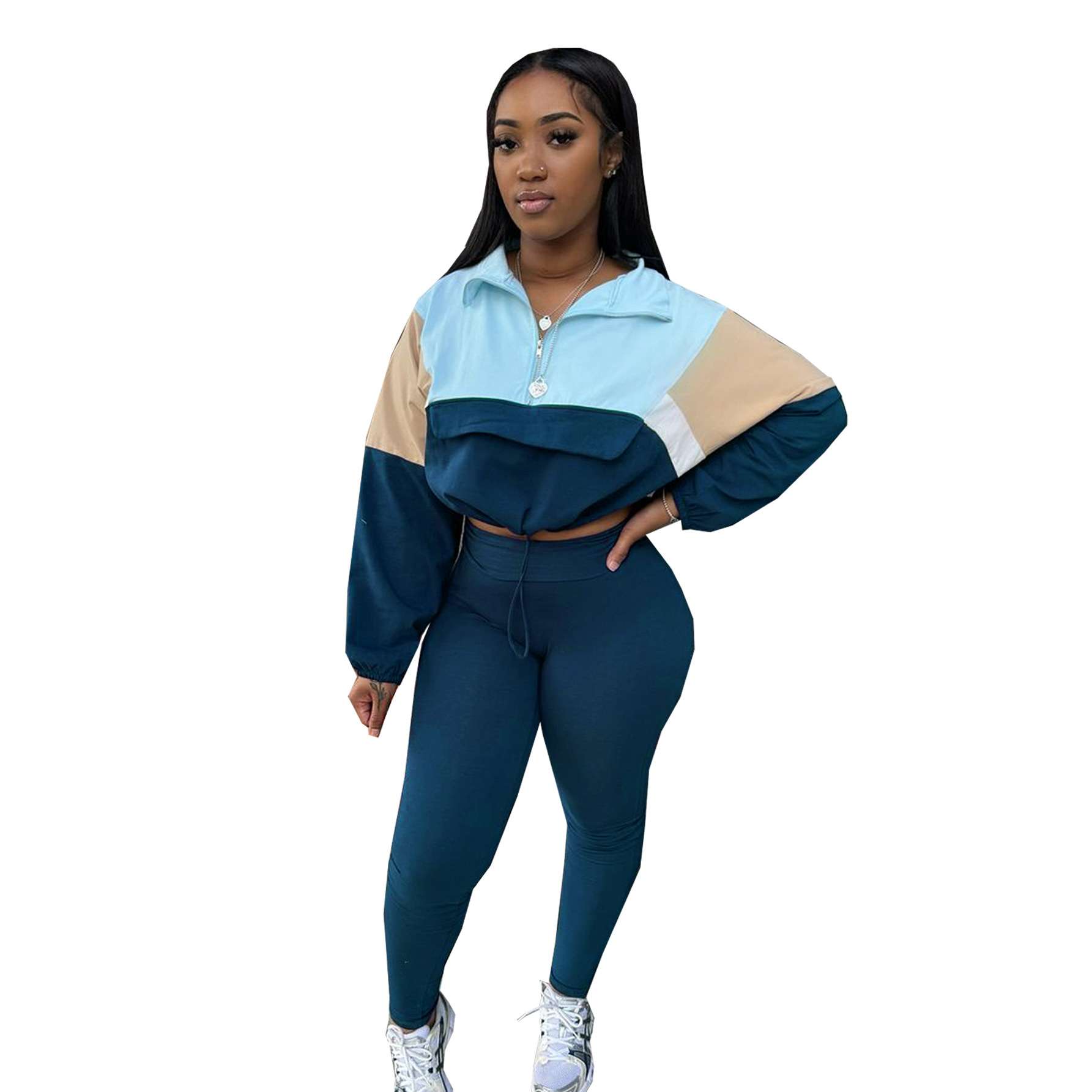 Retro Sport Tracksuit - XL, Blue image