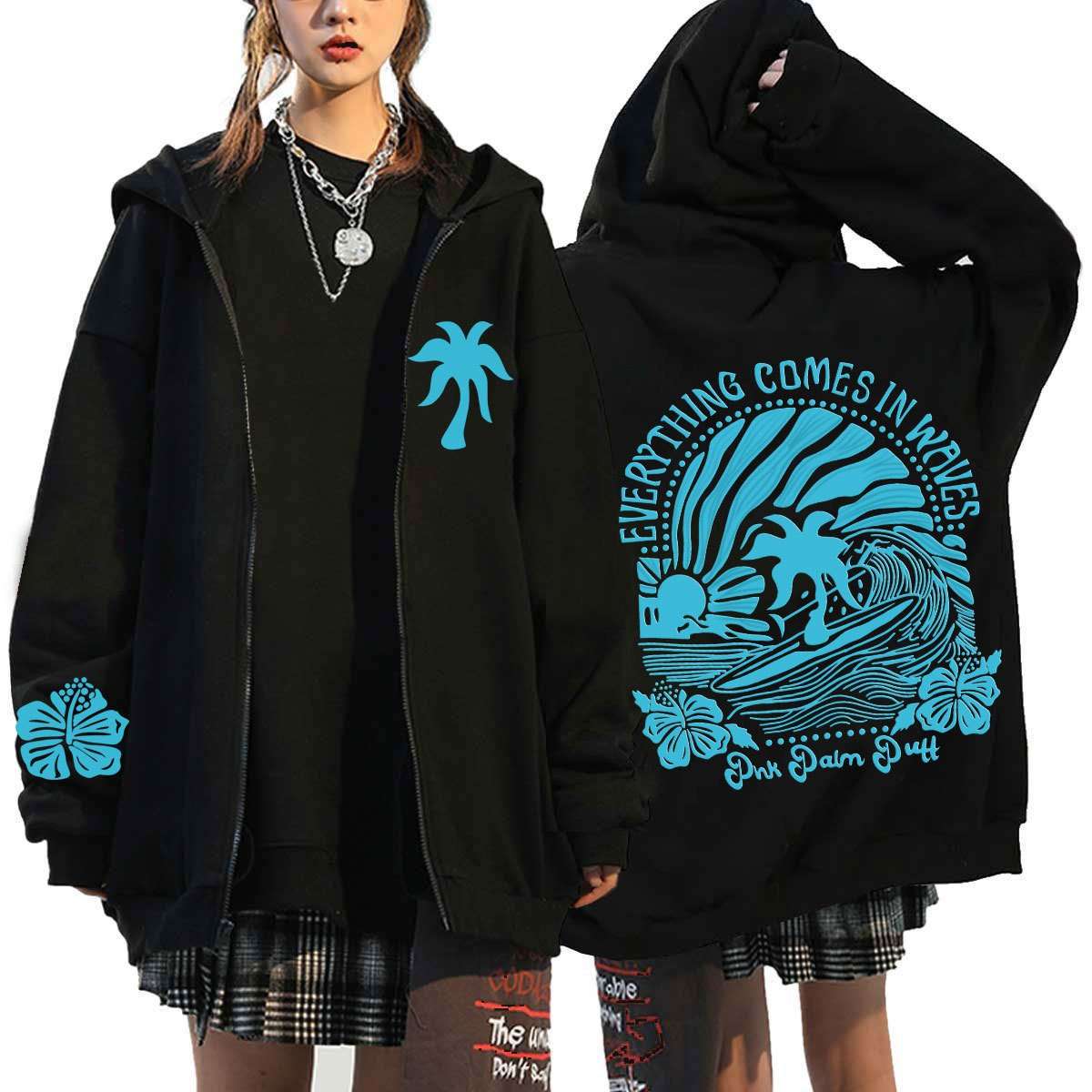 Fashion Street Oversize Hooded Cardigan image 0