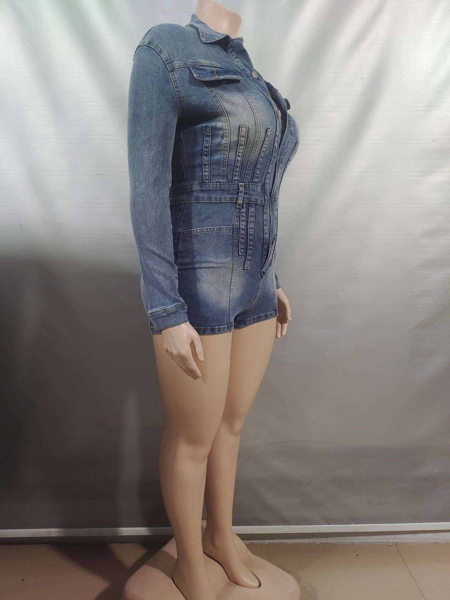 Trendy Denim Jumpsuit image 4