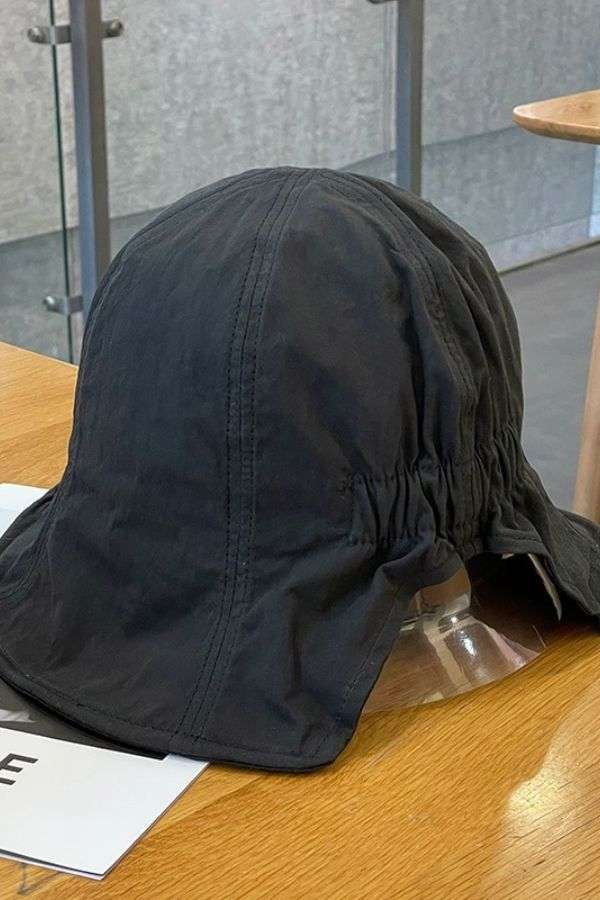 Bucket Hat with Ruching Detail image 0