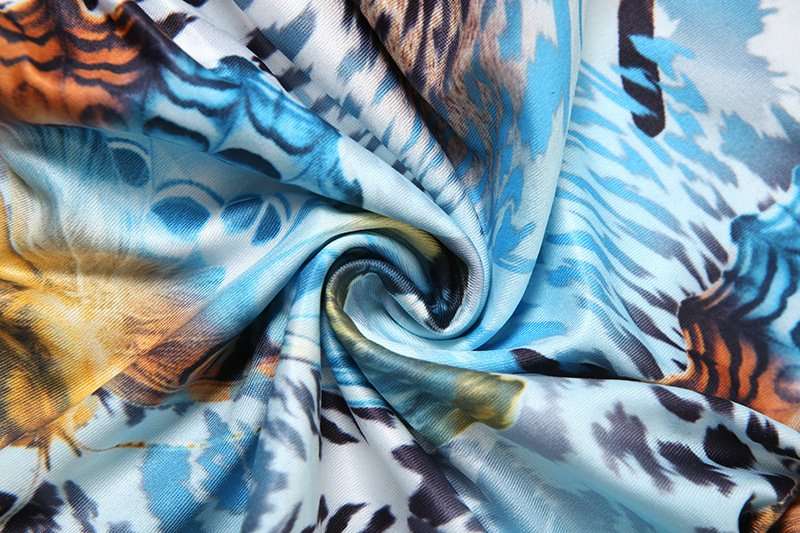 Print Twist-Front Cut-Out Mini Dress image 6