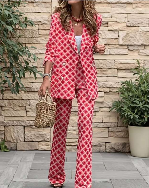 Chic Geometric Print Set image 0