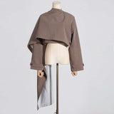 Irregular Short Coat Jacket image 3